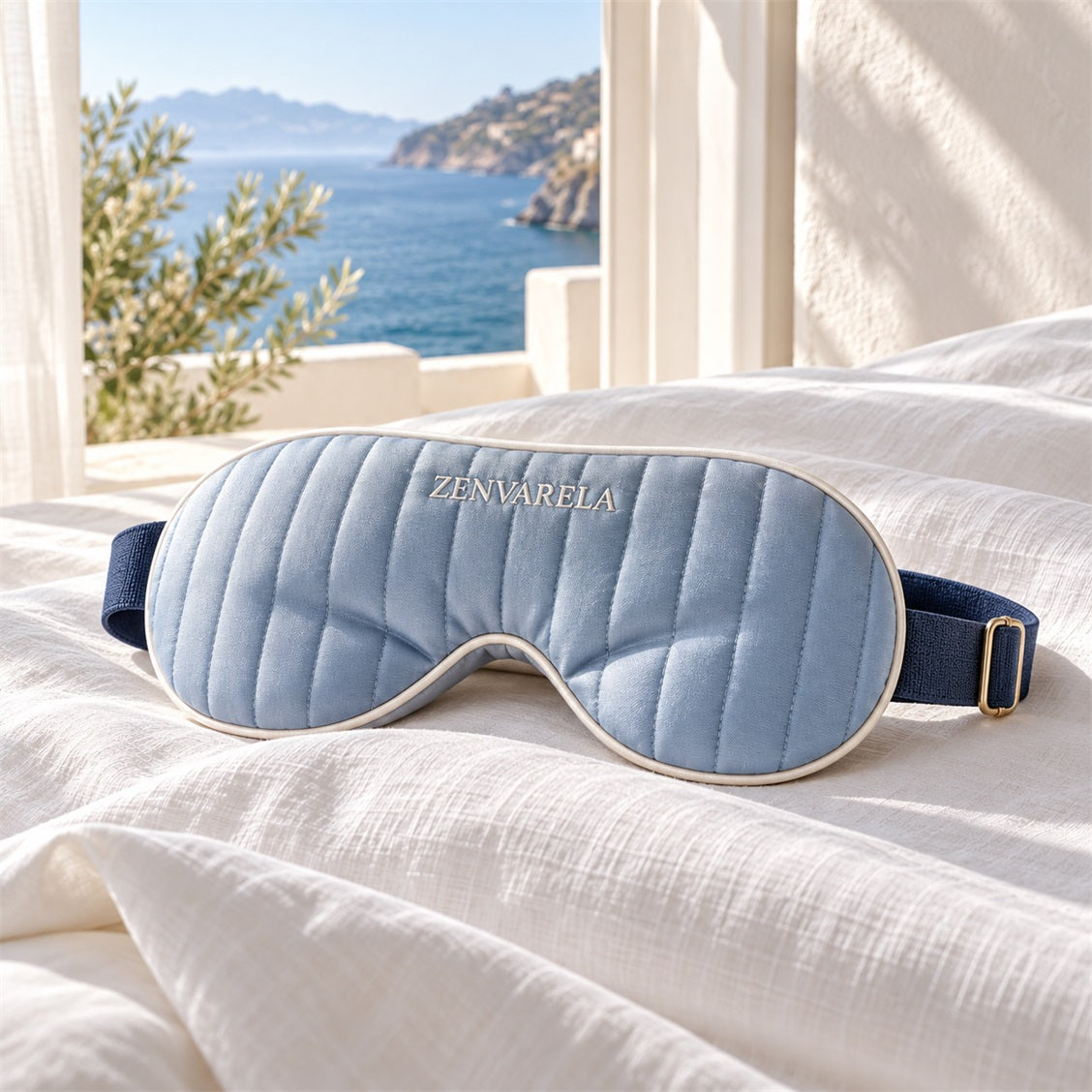 Zenvarela Quilted Light-Blocking Sleep Mask - alternate view