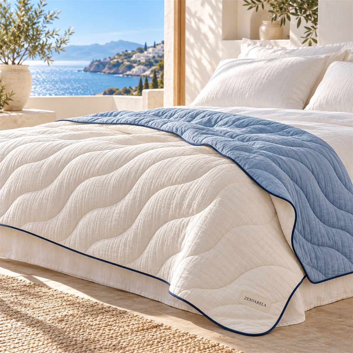 Zenvarela Reversible Quilted Comfort Layer - alternate view