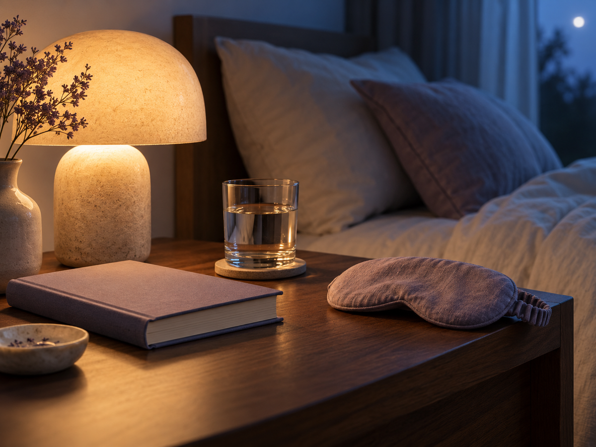 Warm bedside evening ritual